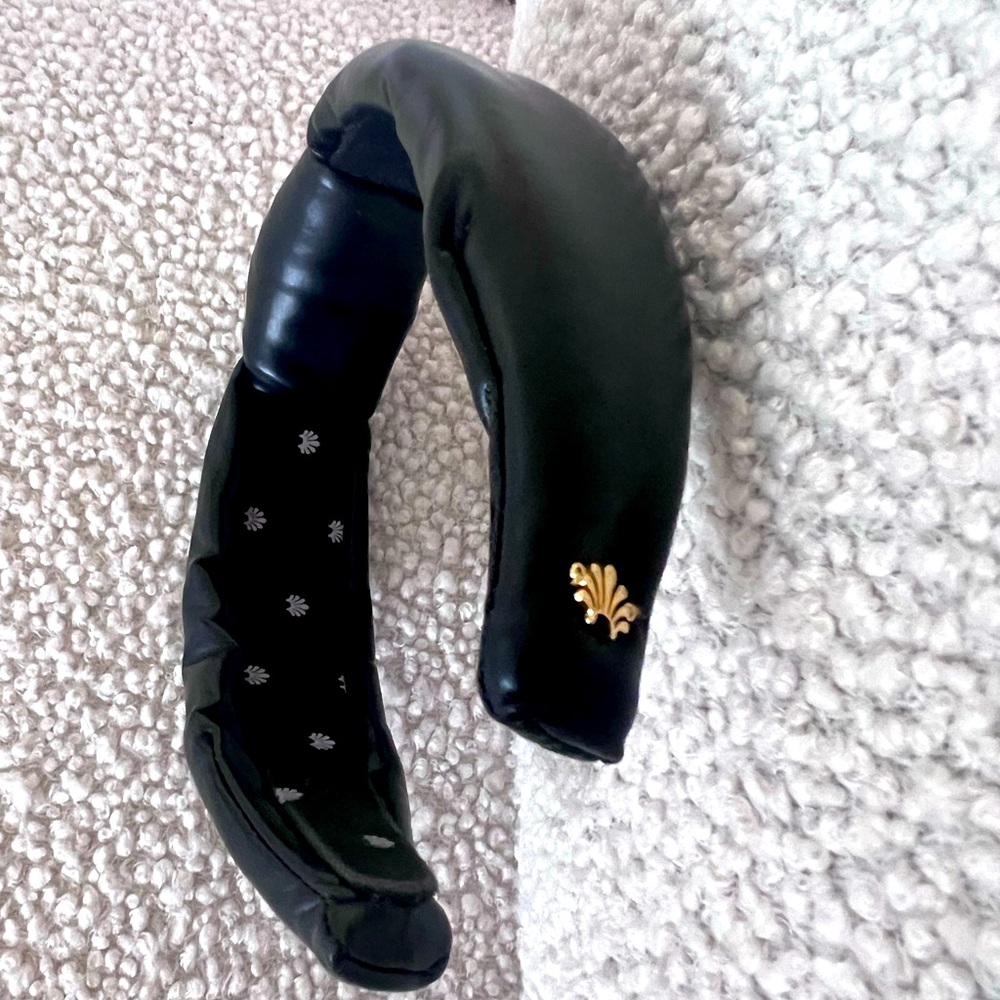 Lele Sadoughi Leather Knotted Headband